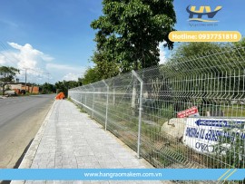 Hàng rào lưới thép hàn tại Bình Phước